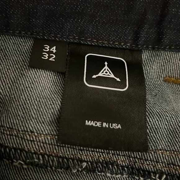 NWOT MEN'S TAD STRAIGHT FIT JEANS, 34X32 - MADE IN AMERICA 🇺🇸 (updated size) - Picture 7 of 9